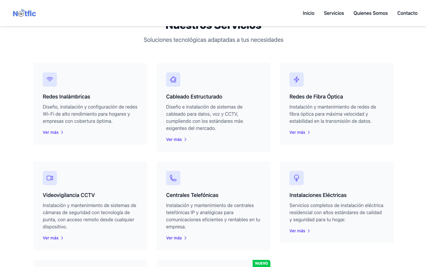 Services grid